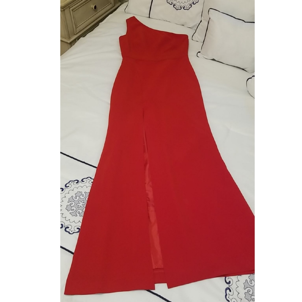 Long Red Dress